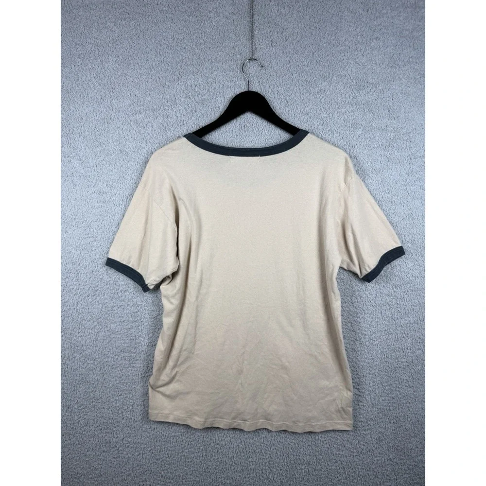 Daydreamer x Free People Smiley Collection Graphic Ringer Tee T-Shirt - Size M - Picture 6 of 8